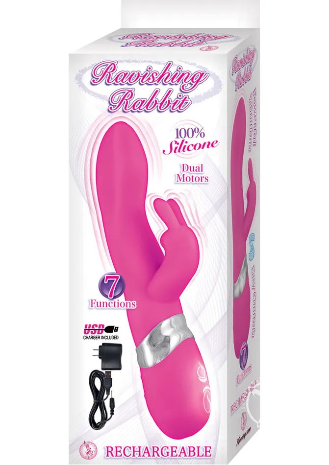 Ravishing Vibrators Ravishing Rabbit Silicone Rechargable Vibrator Pink