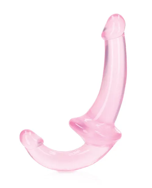 RealRock Crystal Clear Strapless StrapOn 6 Pink Real Rock Female Sex Toys RealRock Crystal Clear Strapless StrapOn 6 Pink Real Rock Female Sex Toys