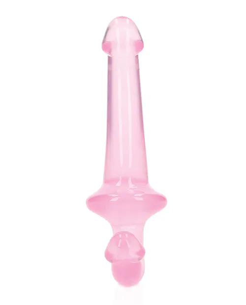 RealRock Crystal Clear Strapless StrapOn 6 Pink Real Rock Female Sex Toys RealRock Crystal Clear Strapless StrapOn 6 Pink Real Rock Female Sex Toys