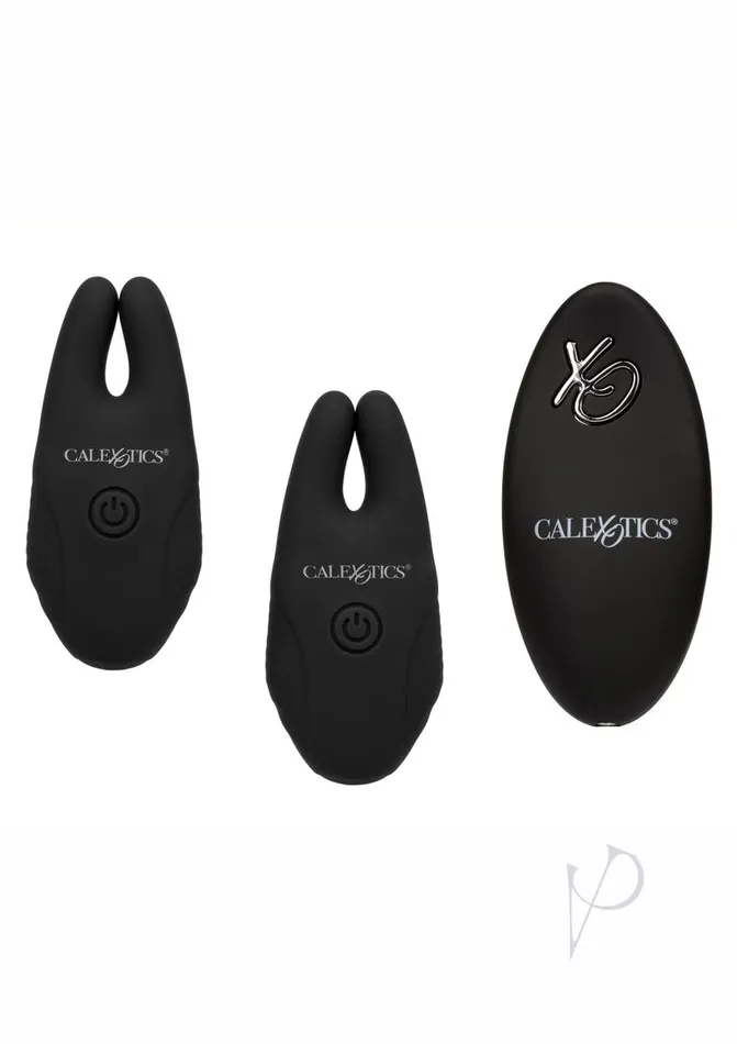 Remote Controlled Vibes Female Sex Toys Silicone Rechargeable Nipple Clamps with Remote Control Black Remote Controlled Vibes Female Sex Toys Silicone Rechargeable Nipple Clamps with Remote Control Black