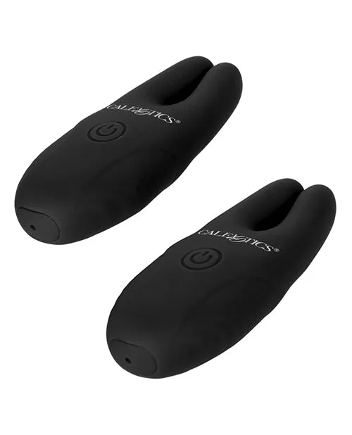 Remote Controlled Vibes Female Sex Toys Silicone Rechargeable Nipple Clamps with Remote Control Black Remote Controlled Vibes Female Sex Toys Silicone Rechargeable Nipple Clamps with Remote Control Black