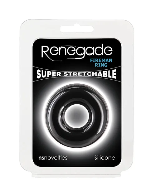 Renegade Male Sex Toys Renegade Fireman Ring Silicone Cock Ring Medium Black Renegade Male Sex Toys Renegade Fireman Ring Silicone Cock Ring Medium Black