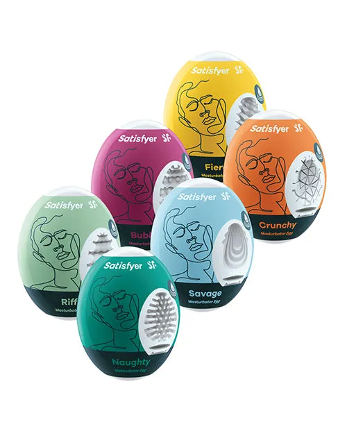 Satisfyer Masturbator Egg 6er Set Assorted Satisfyer Male Sex Toys Satisfyer Masturbator Egg 6er Set Assorted Satisfyer Male Sex Toys