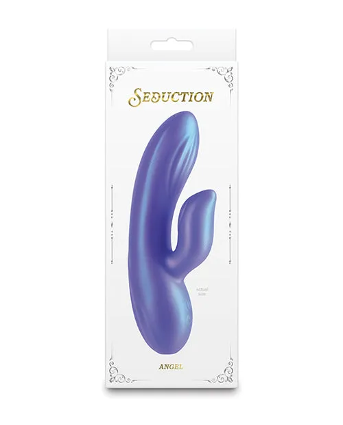 Seduction Vibrators Seduction Angel Rechargeable Silicone Rabbit Vibrator Purple Seduction Vibrators Seduction Angel Rechargeable Silicone Rabbit Vibrator Purple