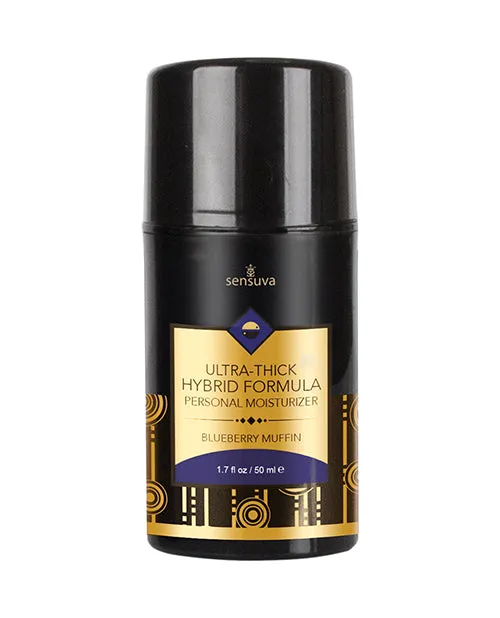 Sensuva Ultra Thick Hybrid Personal Moisturizer 17 oz Blueberry Muffin Sensuva Female Sex Toys
