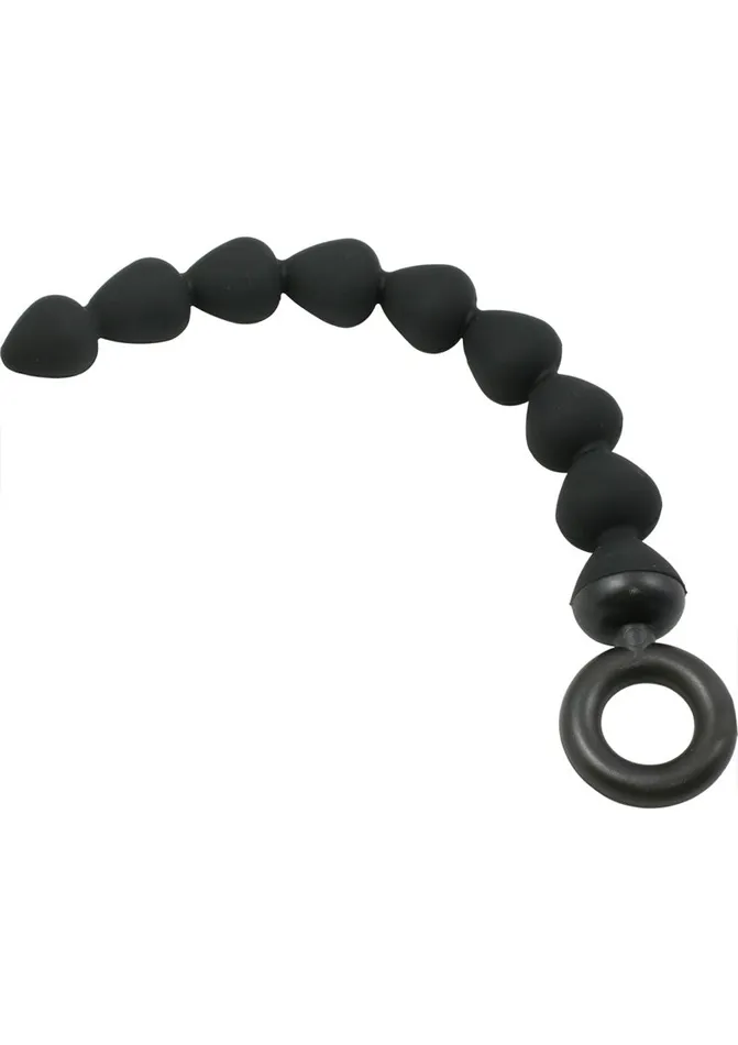 Sex And Mischief Anal Sex and Mischief Silicone Anal Beads Black Sex And Mischief Anal Sex and Mischief Silicone Anal Beads Black