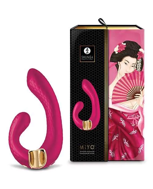 Shunga Miyo Intimate Massager Raspberry Shunga Female Sex Toys Shunga Miyo Intimate Massager Raspberry Shunga Female Sex Toys