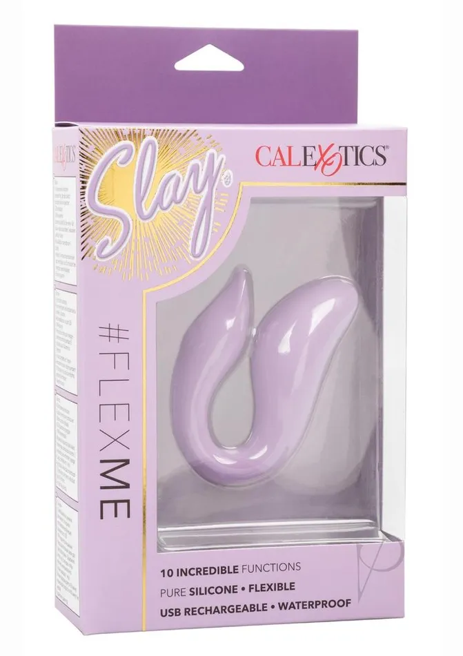 Slay Slay FlexMe Rechargeable Silicone Vibrator Purple Vibrators