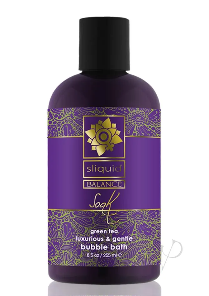 Sliquid Balance Soak Green Tea Luxurious and Gentle Bubble Bath 85 oz Sliquid Vibrators Sliquid Balance Soak Green Tea Luxurious and Gentle Bubble Bath 85 oz Sliquid Vibrators