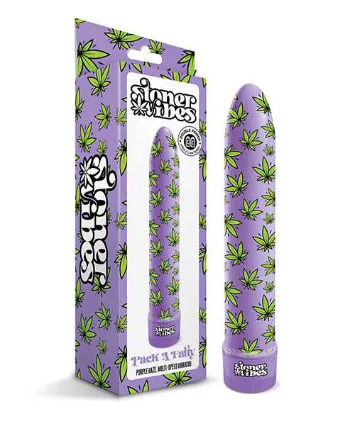 Stoner Vibes Vibrators Stoner Vibes Pack A Fatty Multi Speed Vibrator Purple Haze