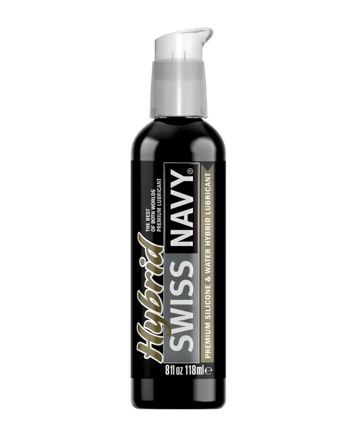 Swiss Navy Lubricants Swiss Navy Hybrid Lubricant 8oz237ml Swiss Navy Lubricants Swiss Navy Hybrid Lubricant 8oz237ml