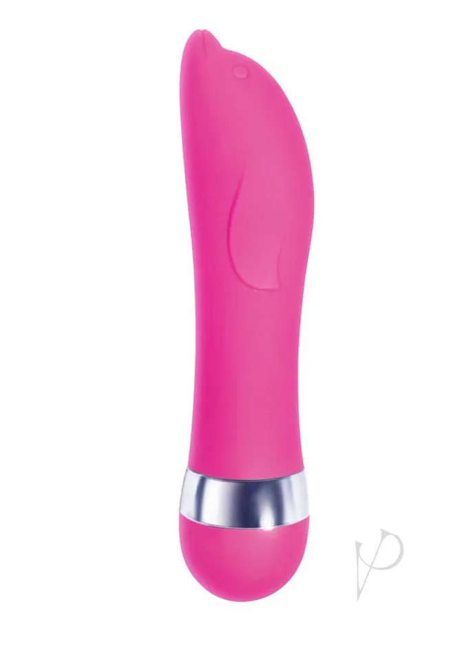 The 9s Female Sex Toys The 9s Pinkies Dolphy Silicone Mini Vibrator 45in Pink