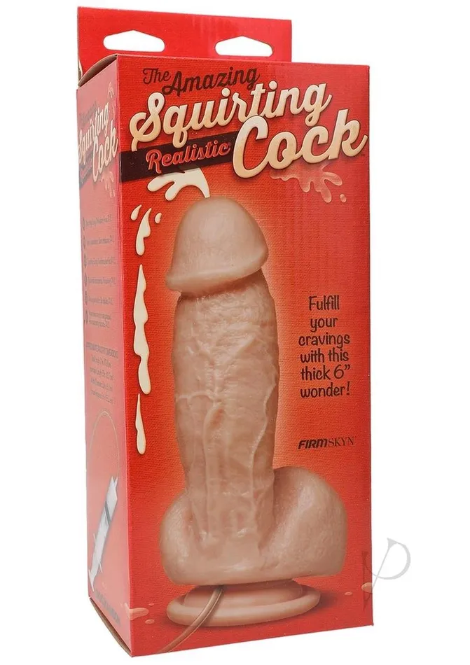 The Amazing Squirting Dildo Vanilla The Realistic Cock Dildos