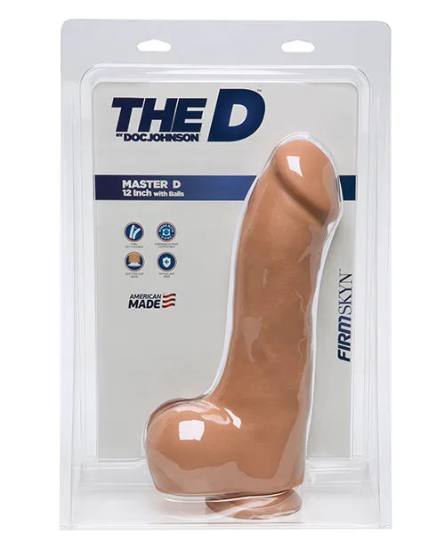 The D Master D Firmskyn Dildo with Balls 12in Vanilla The D Dildos The D Master D Firmskyn Dildo with Balls 12in Vanilla The D Dildos