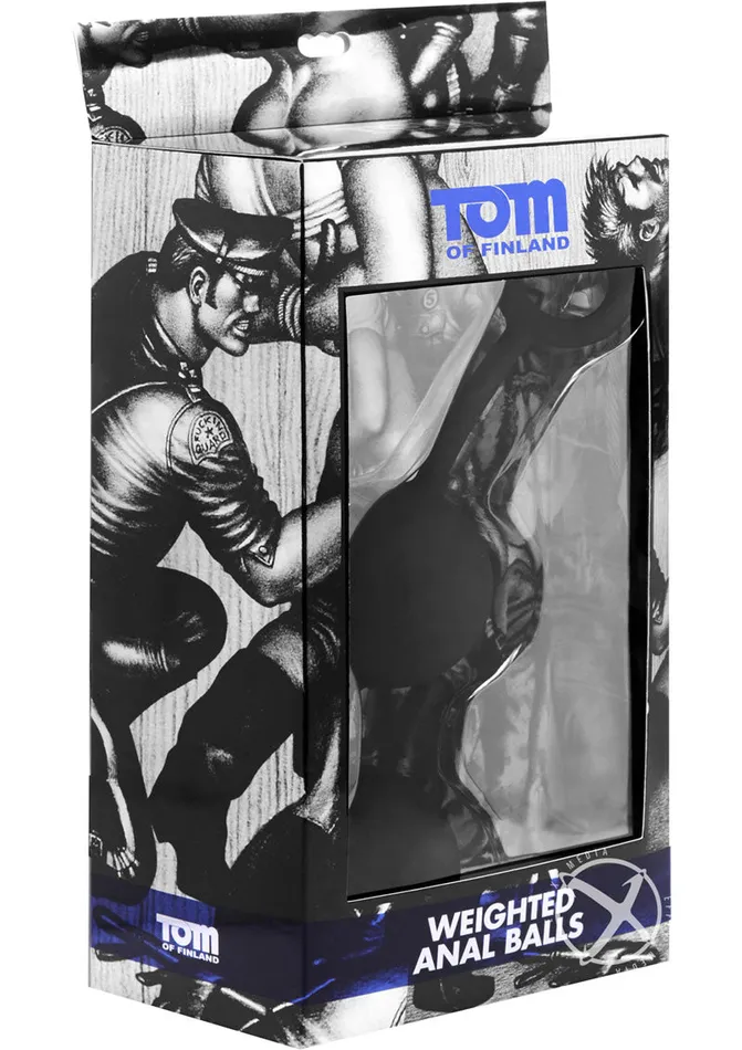 Tom Of Finland Tom Of Finland Heavy Anal Beads Clear Anal