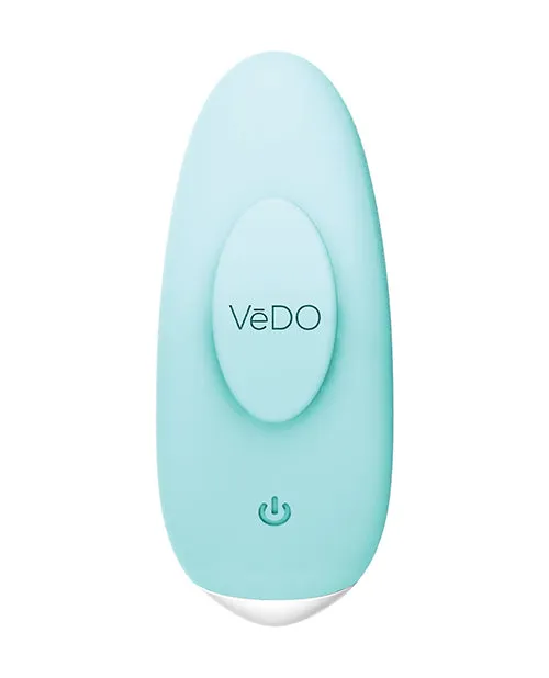 VeDO Niki Rechargeable Panty Vibe Tease Me Turquoise Vedo Vibrators VeDO Niki Rechargeable Panty Vibe Tease Me Turquoise Vedo Vibrators