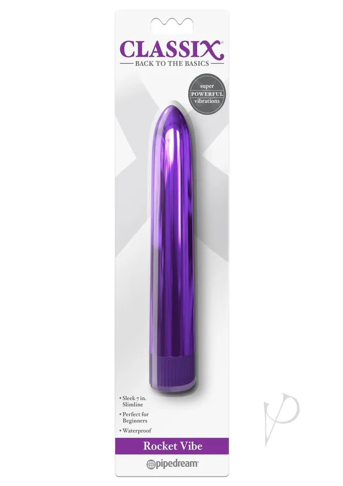 Vibrators Classix Classix Rocket Vibrator Purple