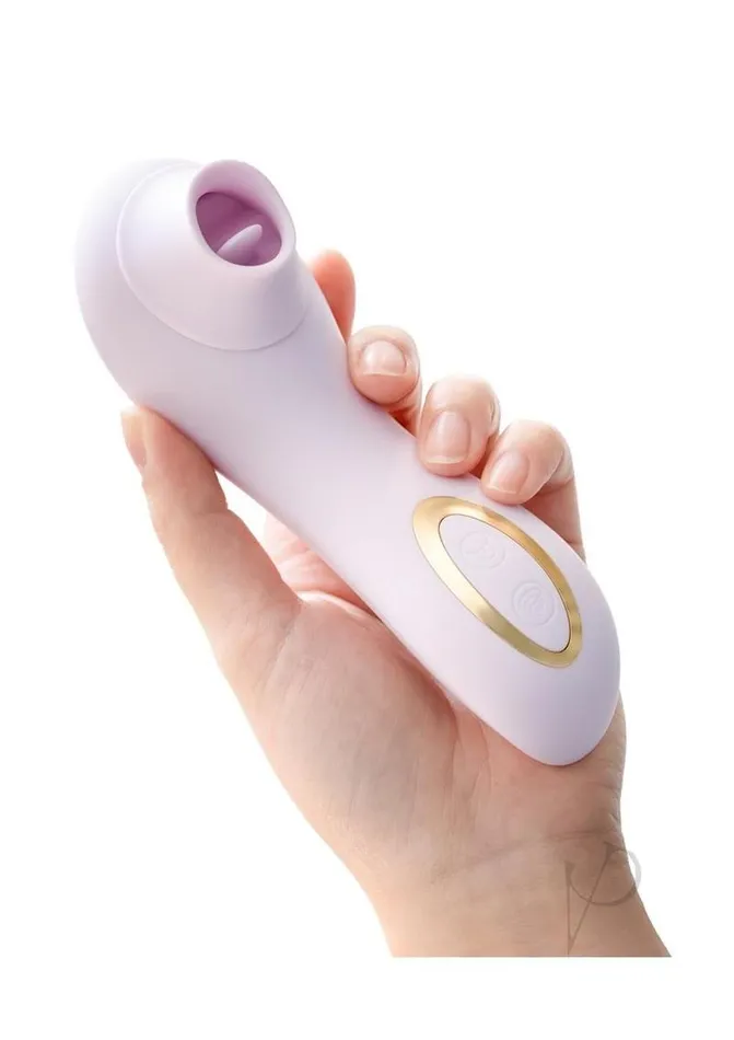 Vibrators Delice Delice Fleur Air Pulsing Vibrator Rechargeable Silicone Clitoral Vibrator Barely Purple Vibrators Delice Delice Fleur Air Pulsing Vibrator Rechargeable Silicone Clitoral Vibrator Barely Purple