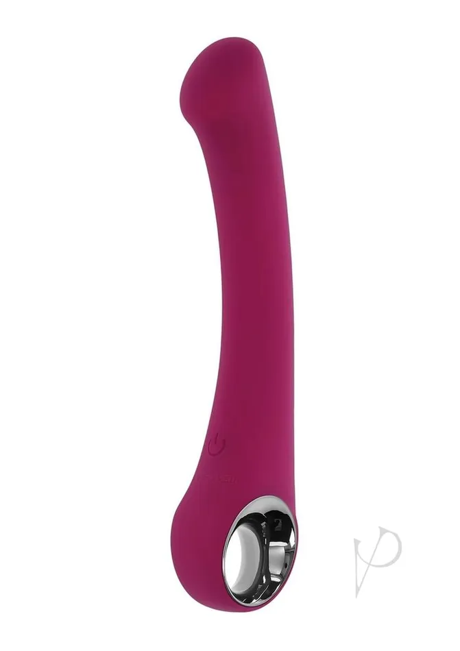 Vibrators Evolved Pleasure Curve Rechargeable Silicone GSpot Vibrator Red