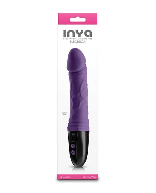Vibrators Inya Electrica Rechargeable Silicone Vibrator Purple Inya Vibrators Inya Electrica Rechargeable Silicone Vibrator Purple Inya