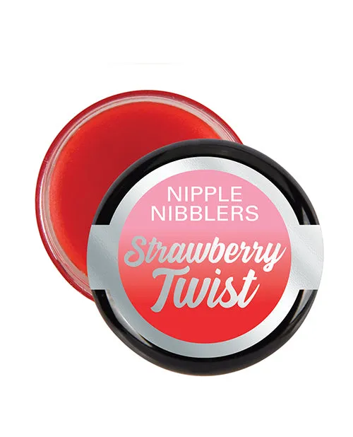 Vibrators Jelique Jelique Nipple Nibblers Cool Tingle Balm Strawberry Twist 3 gm 1 pc