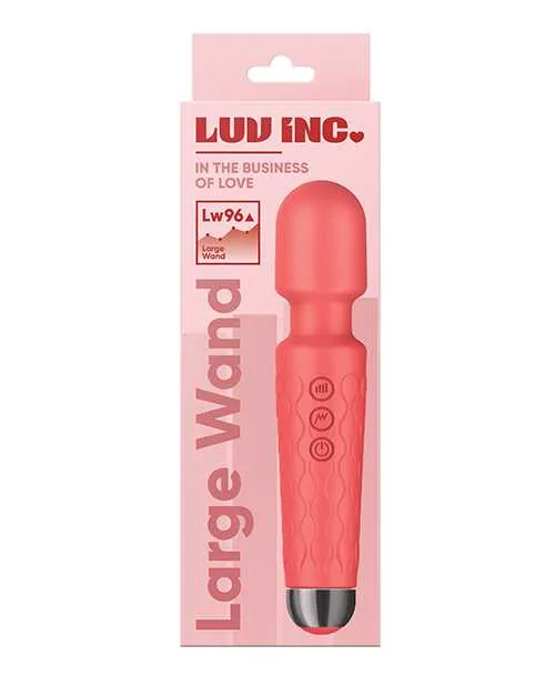 Vibrators Luv Luv Inc 8 Large Wand Coral Vibrators Luv Luv Inc 8 Large Wand Coral