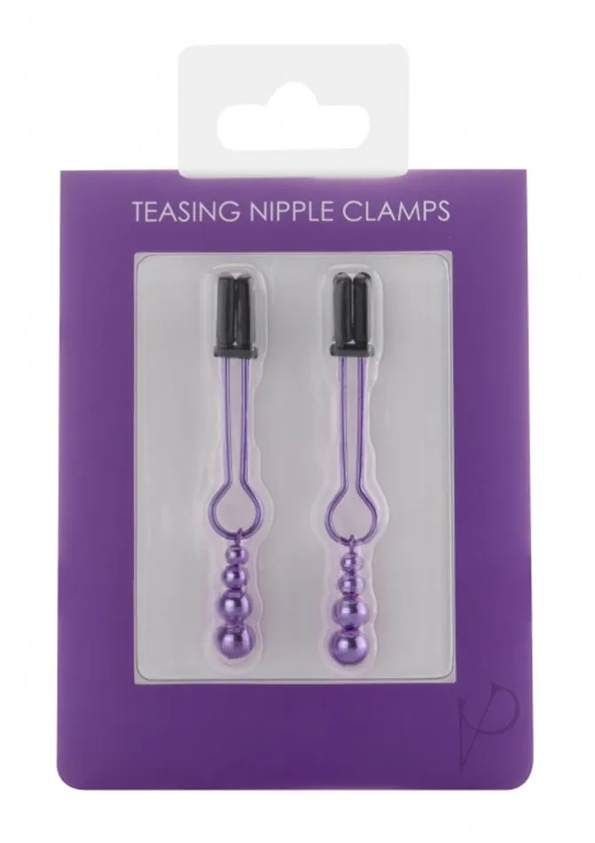 Vibrators Ouch Ouch Teasing Nipple Clamps Purple