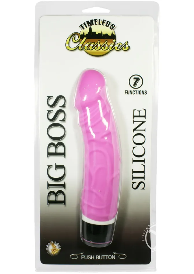 Vibrators Timeless Classics Big Boss Silicone Vibrator Pink Timeless Ultra Classics Vibrators Timeless Classics Big Boss Silicone Vibrator Pink Timeless Ultra Classics
