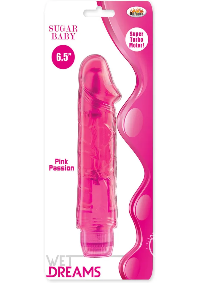 Vibrators Wet Dreams Wet Dreams Sugar Baby Vibrator 65in Pink