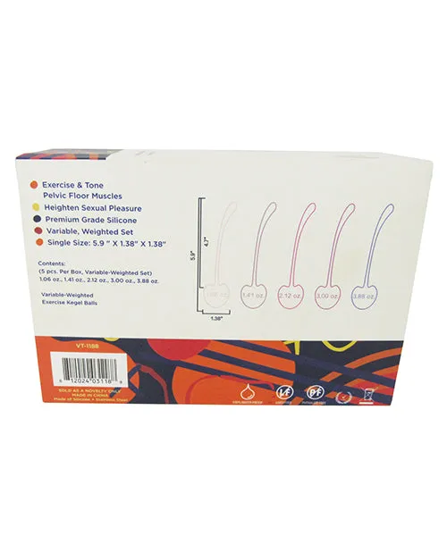Voodoo Female Sex Toys Voodoo Cherry Kegel Balls Weight Pack Asst Pack of 5 Voodoo Female Sex Toys Voodoo Cherry Kegel Balls Weight Pack Asst Pack of 5
