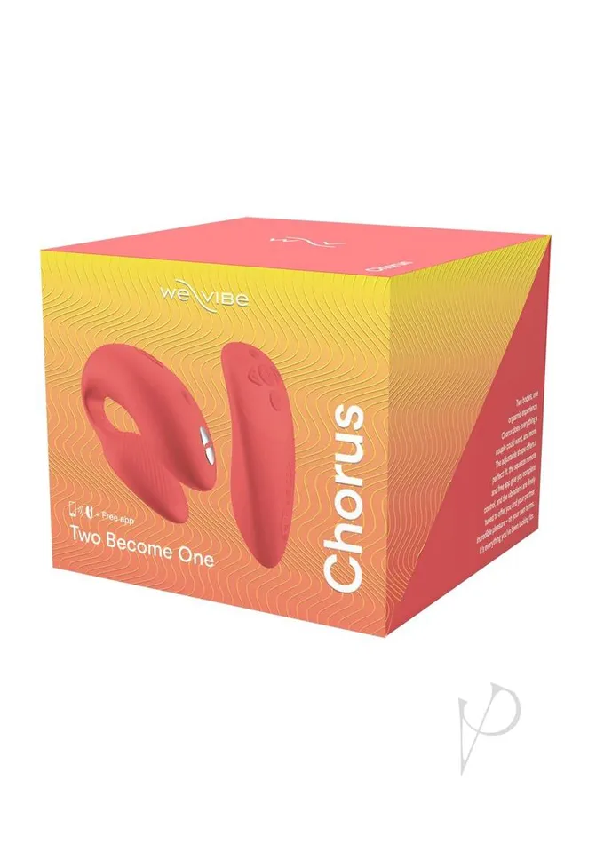 We Vibe Female Sex Toys WeVibe Chorus Rechargeable Couples Vibrator with Squeeze Remote Control Crave Coral We Vibe Female Sex Toys WeVibe Chorus Rechargeable Couples Vibrator with Squeeze Remote Control Crave Coral