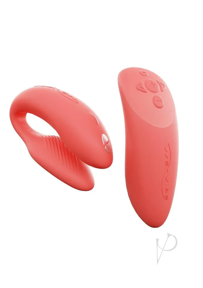 We Vibe Female Sex Toys WeVibe Chorus Rechargeable Couples Vibrator with Squeeze Remote Control Crave Coral We Vibe Female Sex Toys WeVibe Chorus Rechargeable Couples Vibrator with Squeeze Remote Control Crave Coral