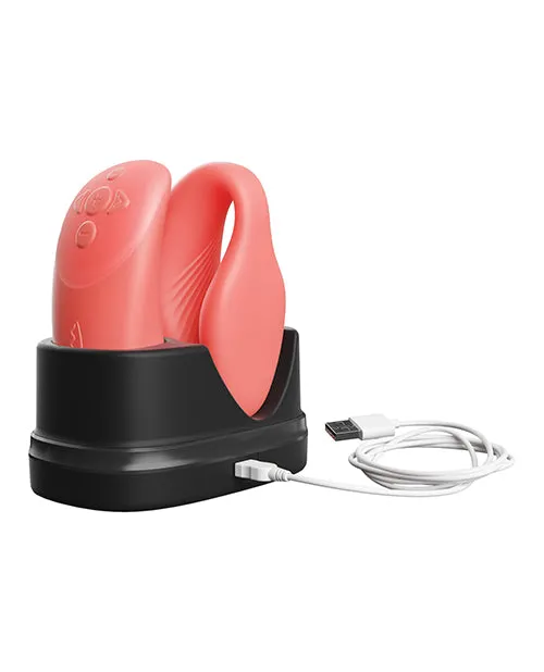 We Vibe Female Sex Toys WeVibe Chorus Rechargeable Couples Vibrator with Squeeze Remote Control Crave Coral We Vibe Female Sex Toys WeVibe Chorus Rechargeable Couples Vibrator with Squeeze Remote Control Crave Coral