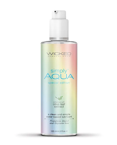 Wicked Simply Lubricants Wicked Simply Aqua Special Edition Water Based Lubricant 4oz