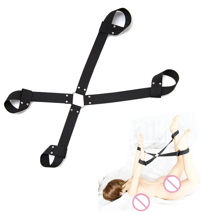 Wild Night Fantasies Vibrators Nylon Ankle and Wrist Restraint Straps
