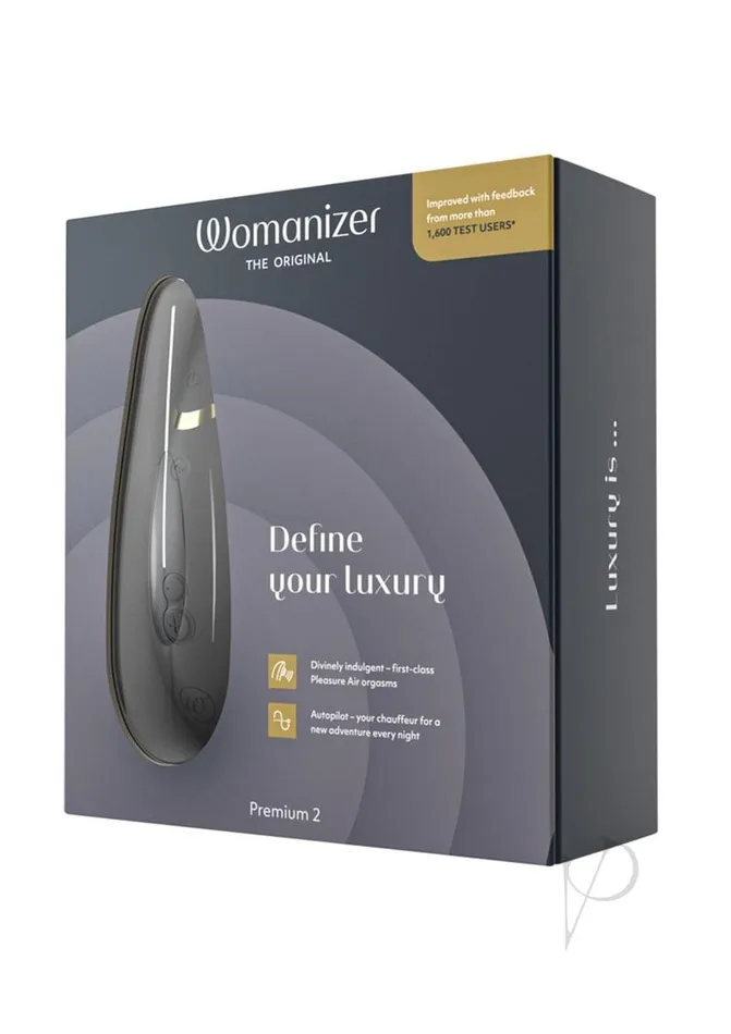 Womanizer Female Sex Toys Womanizer Premium 2 Rechargeable Silicone Clitoral Stimulator Black Womanizer Female Sex Toys Womanizer Premium 2 Rechargeable Silicone Clitoral Stimulator Black