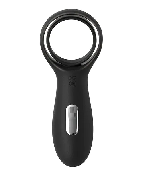 Zero Tolerance The Rechargeable Silicone Torpedo Vibrating Cock Ring Black Zero Tolerance Anal