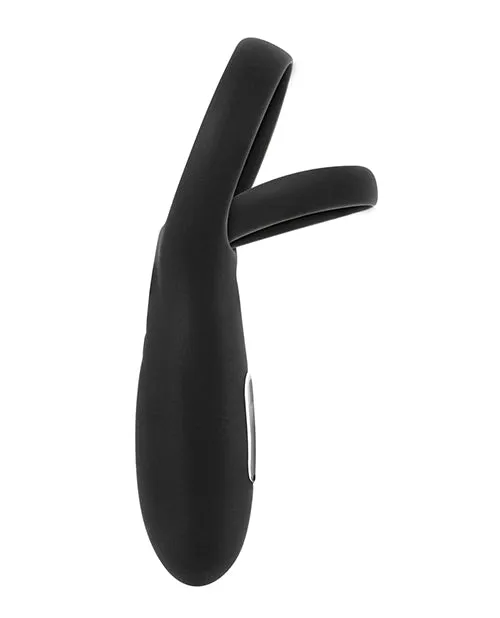 Zero Tolerance The Rechargeable Silicone Torpedo Vibrating Cock Ring Black Zero Tolerance Anal