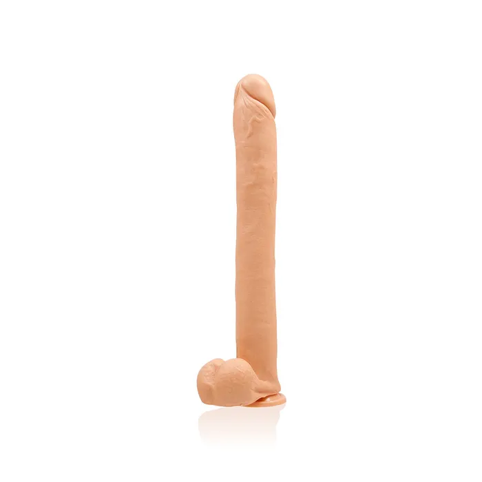 16 Inch Exxxtreme Dong Wsuction Flesh SI Novelties Dildos