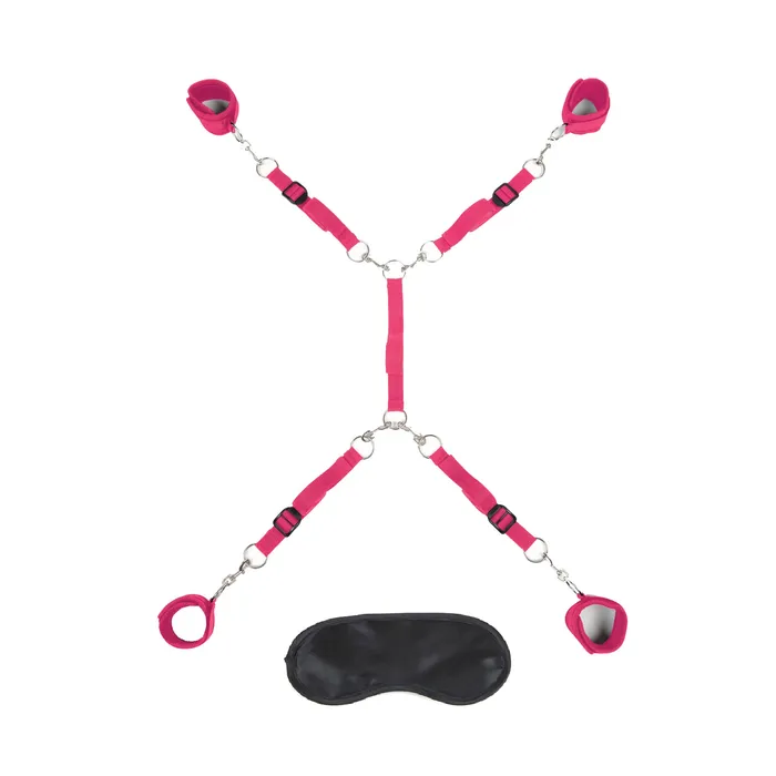 7 Pc Bed Spreader Hot Pink Lux Fetish Vibrators