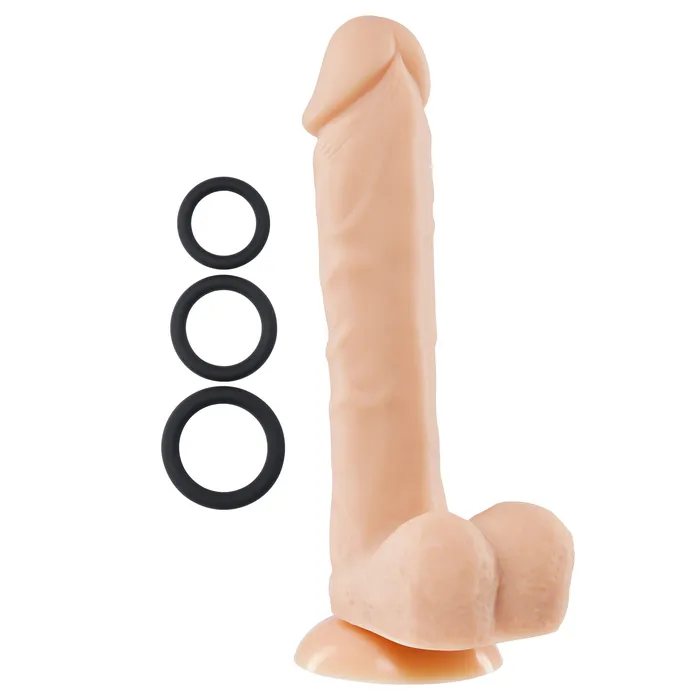 9 Inch Silicone Pro Odorless Dong Flesh Cloud 9 Novelties Dildos
