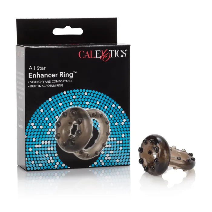 All Star Enhancer Ring Smoke CalExotics Male Sex Toys