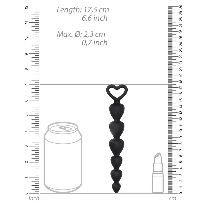 Anal Black Silicone Anal Beads Shots Toys Anal Black Silicone Anal Beads Shots Toys