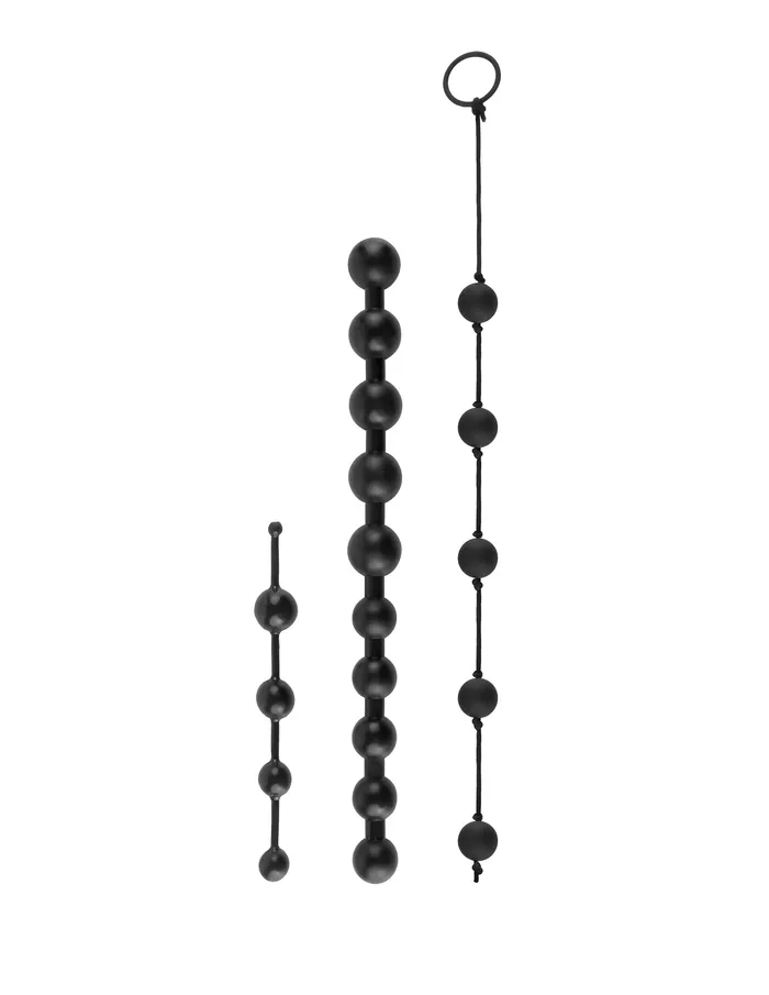 Anal Fantasy Collection Beginners Bead Kit Black Pipedream Anal