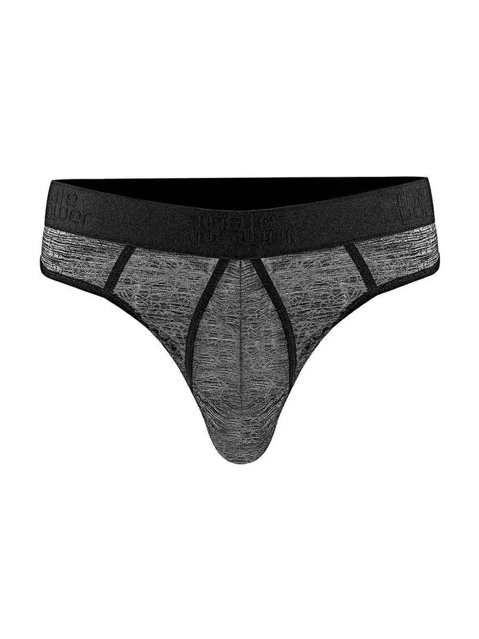 Anal Male Power Peak Performance Sport Thong L XL Black and Grey