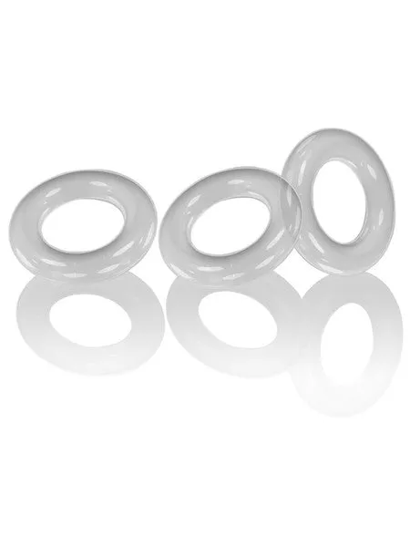 Anal Oxballs Willy Rings 3Pack Cockrings Clear