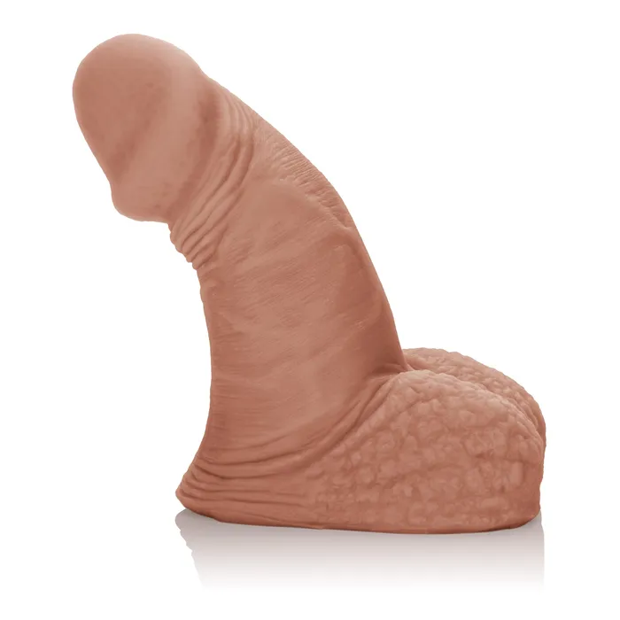 Anal Packer Gear Packing Penis 4 Inch Brown CalExotics