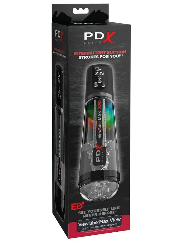 Anal PDX Elite ViewTube MAX View Black PDX Brands Anal PDX Elite ViewTube MAX View Black PDX Brands