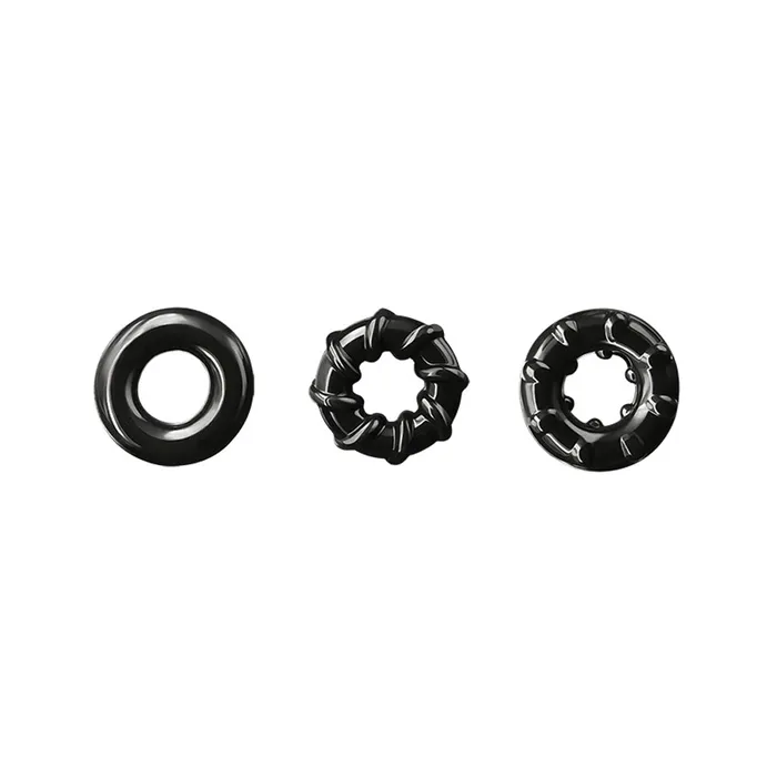 Anal Renegade Dyno Rings Black nsnovelties