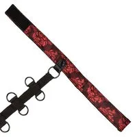 Anal Scandal Collar Body Restraint Red CalExotics Anal Scandal Collar Body Restraint Red CalExotics
